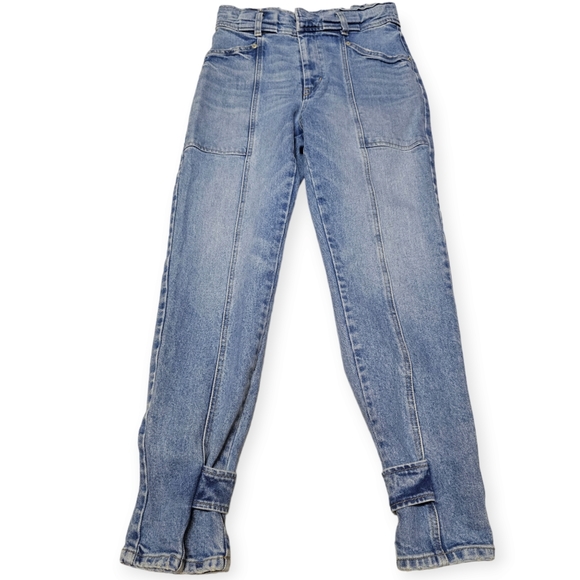 A.L.C. Luke Light Wash High Rise Jeans - Picture 2 of 8